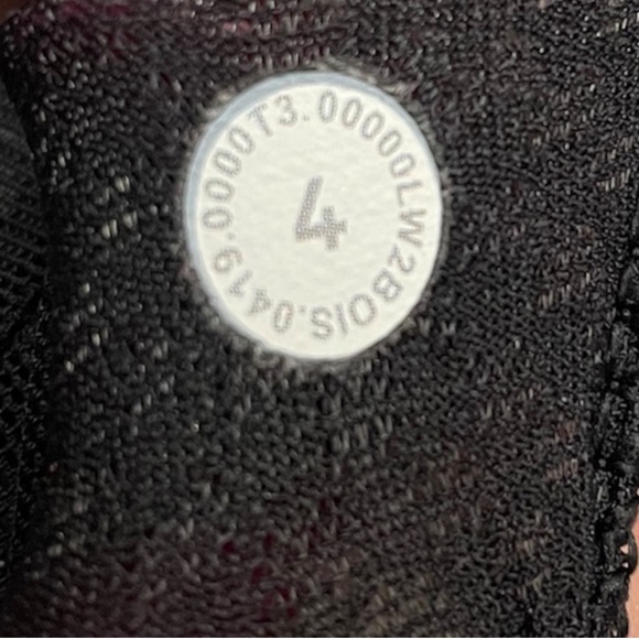 Lululemon Free To Be Serene yoga athletic workout sports bra black grey size 4 - Picture 6 of 8